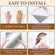 thumbnail image 5 of Mirror, 20 x 20 cm Adhesive Mirror Flexible Mirror Tiles, Acrylic Mirror Sheets Wall Mirror Stickers, 5 of 5