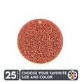 thumbnail image 1 of 25 Units Acrylic Circle Blanks with Hole 1/8" Thick - Glitter Colors - (Size 12") Made in USA, 1 of 3