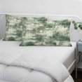 thumbnail image 3 of Sage Green Ombre Pillow Covers, Linen Long Throw Pillow Case, Gradient Abstract Art Vintage Holiday Pillow Protector Decorative Cushion Cover for Living Room/Bedroom 16" x 24", 3 of 8