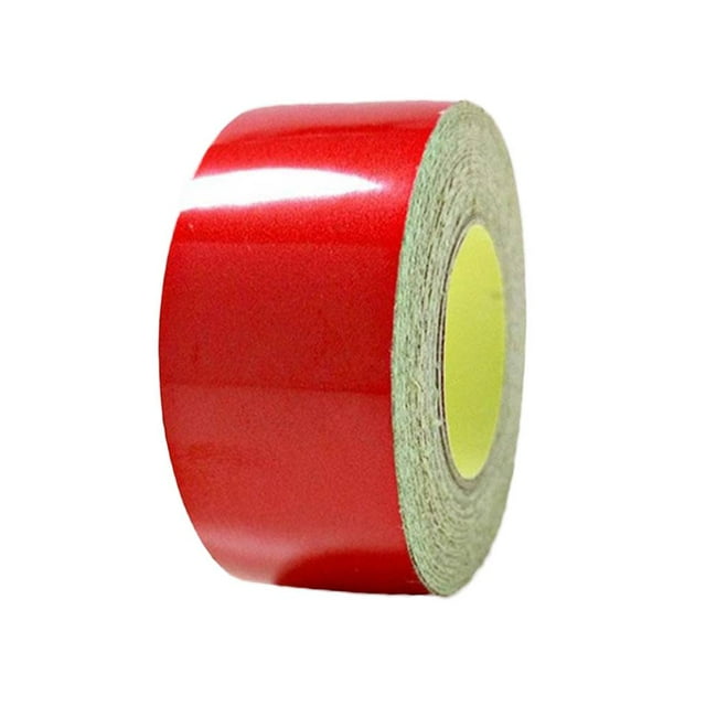 Pegatinas reflectantes de seguridad para el cuerpo de 300x5cm, tiras reflectantes, pegatinas decorativas para coche, cintas de marca de Herramientas de reparación de automóviles rojo brillante