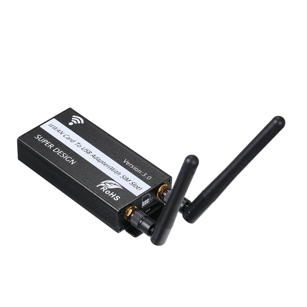 Buy WWAN Card to USB Adapter With SIM Card Slot Designed Micro USB