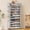 Type E, variant on Tomnk 10-Tier Shoe Rack with Dustproof Cover, Free-Standing Shoe Storage Cabinet for Closet Entryway, Holds 30-36 Pairs of Shoes, Gray