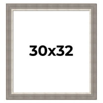 30x32 Frame Grey Real Wood Picture Frame Width 2.75 Inches | Interior Frame Depth 0.5 Inches |