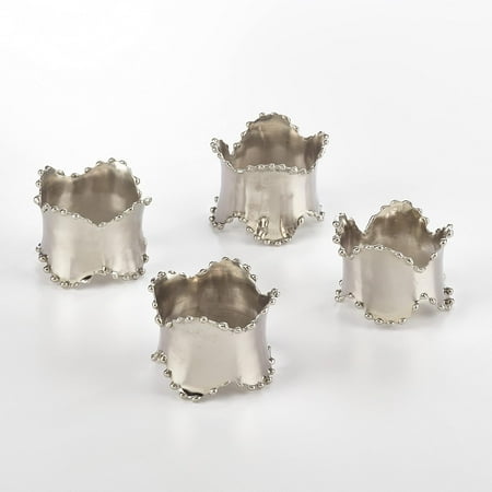 

Classic Design Napkin Rings (Set Of 4) Silver Set Of 4