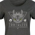 thumbnail image 3 of How to Train Your Dragon - Toothless Line Art - Women's Any Way Dress, 3 of 5