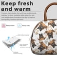thumbnail image 3 of Vintage Dog Lunch Bag - Retro Hunting Dog Illustration, Insulated Tote for Outdoor Enthusiasts (Classic Canine Art), 3 of 4