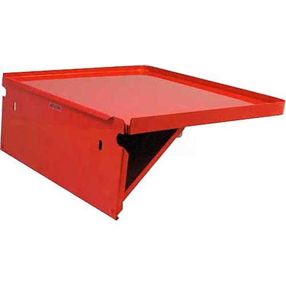 Sunex Tools SX8004 Universal Steel Foldable Side Work Table Bench Shelf, Red