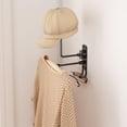 thumbnail image 4 of Motorcycle Helmet Rack with Coat Rack, Motorcycle Helmets Holder Wall Mount, 4 of 6