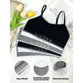 thumbnail image 3 of Livona Training Bras for Girls-Sports Bra for Teen Wireless Fitness Padded Everyday Bralette Crop Cami Tank Top(6-39), 3 of 6