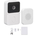 thumbnail image 1 of Intercomunicador Timbre Visual Inteligente Cámara De Video Timbre WiFi Inalámbrica 480P HD Llamadas Nocturnas Bidireccionales con AI PIR Detección De Movimiento Sirena Alarma, 1 of 14