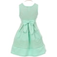 thumbnail image 3 of Little Girls Lovely Sleeveless Lace Birthday Easter Party Flower Girl Dress Mint 4 (2J1K1S8), 3 of 4