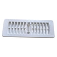 thumbnail image 1 of Deflector de ventilación de piso Macarena Cubierta de ventilación Blanca 4 pulgadas x 10 pulgadas, 1 of 8