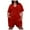 Red, variant on Taylonsss Plus Size Short Jumpsuit For Women V Neck Summer Zip Casual Pocket Knee Short Sleeve With Pockets