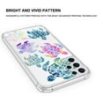 thumbnail image 2 of Blue Sea Turtles Clear Case for Samsung Galaxy S21 Ultra,Aesthetic Art Design Case for Men Women,Unique Trendy Transparent TPU Bumper Case Cover, 2 of 5