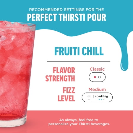 NINJA THIRSTI FRUITI CHILL DRAGON FRUIT FLAVORED LIQUID WATER DROPS, 1 FLAVOR POD, WCFDGFT61