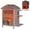 2-Story(Heated Pad Included), variant on MEDEHOO Outdoor Cat House Weatherproof, Large Cat Shelter with Openable Roofs, Feral Kitty Shelter with Elevated Base, PVC Curtain