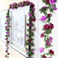 thumbnail image 2 of Rosas Artificiales Con 45 Cabezas Planta De Simulación Enredadera Accesorios De Fotografía De Bodas Para Tiendas Ventanas Restaurantes Fiestas sonducket HA043837-02, 2 of 5