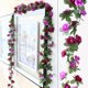 thumbnail image 2 of Rosas Artificiales Con 45 Cabezas Planta De Simulación Enredadera Accesorios De Fotografía De Bodas Para Tiendas Ventanas Restaurantes Fiestas seitruly HA043837-02, 2 of 5