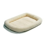 Angle View: Midwest Metals QT40254 Quiet Time Fleece Crate Bed 54 X 35