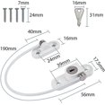 thumbnail image 4 of Cerradura de seguridad para ventana de 4 piezas, cerradura de puerta de seguridad para ventana con llave para niño Babyblack, 4 of 4