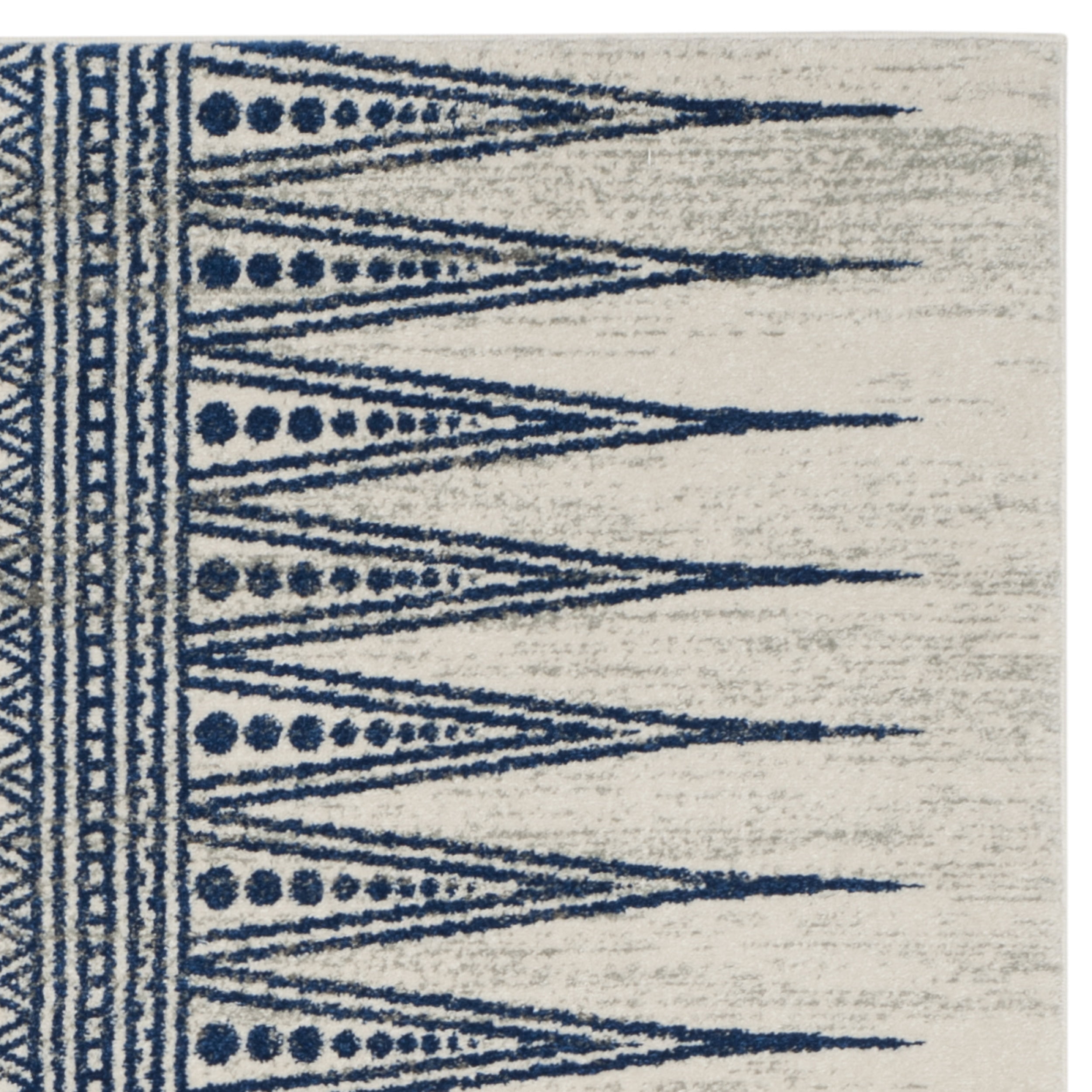 SAFAVIEH Evoke Keisha Abstract Area Rug, Ivory/Blue, 4' x 6'