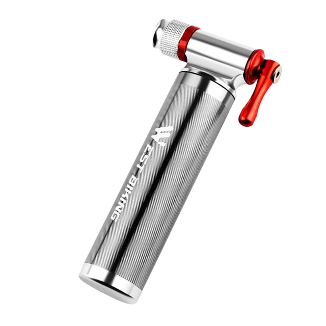 Bomba de bicicleta WEST BIKING Bicicleta Mini bomba Inflador de CO2 Manga aislada Ciclismo de aire MTB Bicicleta Bomba de bicicleta Bomba de bola Bicicleta Accesorios de bicicleta