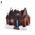 thumbnail image 1 of Brightness Led Light Up Small Village House Scene Christmas Decor Ornament, 1 of 4