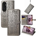 thumbnail image 2 of Funda Cartera FOXDOCK para OPPO Reno 10 , Flip PU con Relieve de Gatos y Perros, Tarjetero y Soporte, 2 of 6