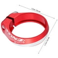 thumbnail image 2 of EeaseCA 1Pc Bike Seatpost Clamp Seat Post Clamp Seat Post Tube Clip Bike Part, 2 of 7