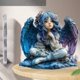 thumbnail image 1 of Bohemianand Flower2D Acrylic Standee Sitting Garden, 1 of 3