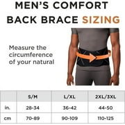 Men's Tommie Copper Comfort Back Brace, Black Size S/M