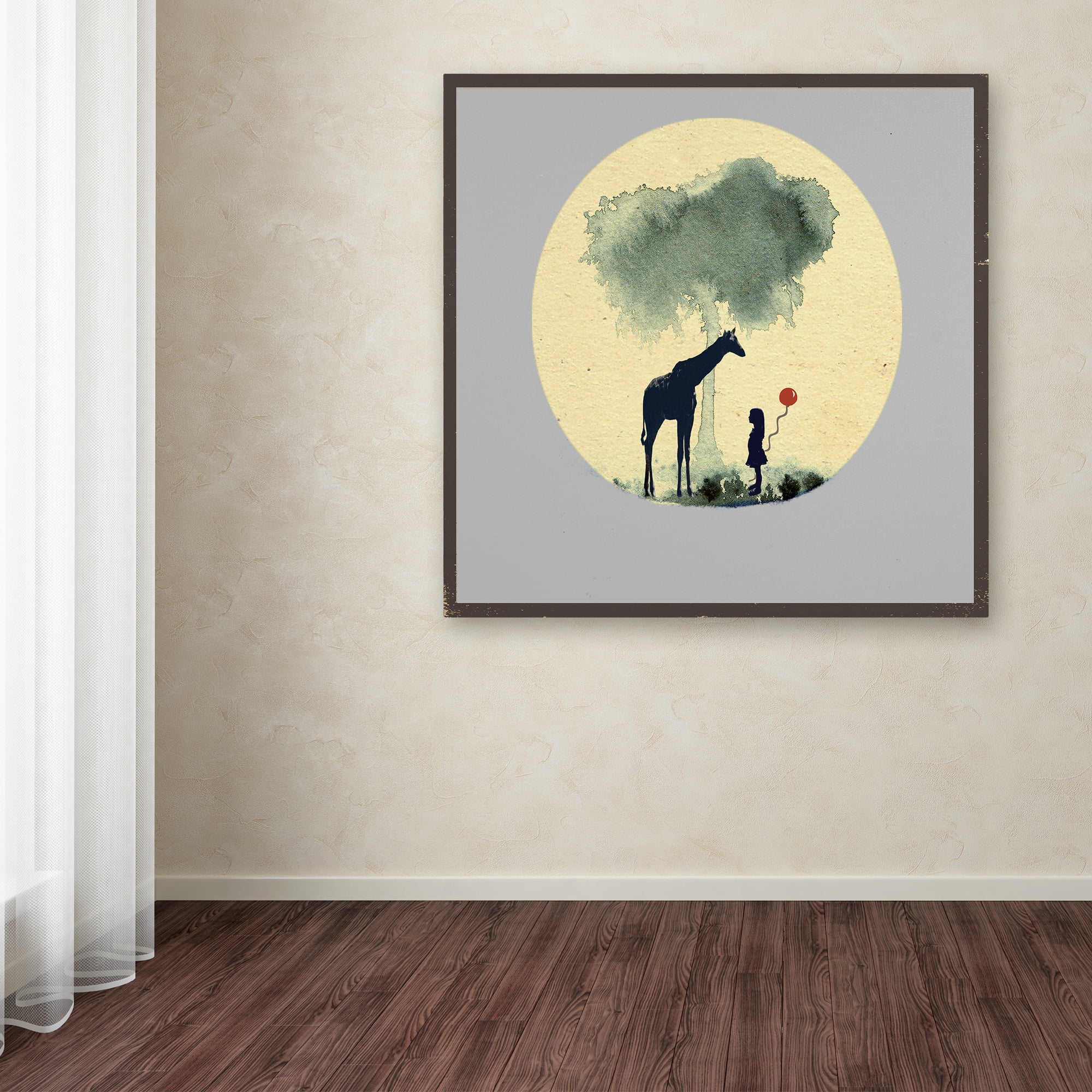 Trademark Fine Art 'The Meeting with Balloons' Canvas Art by Tammy Kushnir