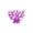 #4 Purple【1x Fish Tank Ornament】, variant on Artificial Realistic Reef Ornament, Plastic Aquarium Decoration for Freshwater Saltwater Aquascaping, Small Fish Shrimp Hideout Shelter, 0.94" x 2.95" x 3.93", KTFgvq