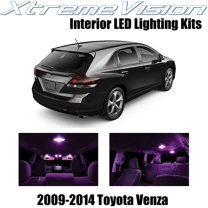 XtremeVision Interior LED for Toyota Venza 2009-2014 14 pcs Pink Interior LED Kit Installation Tool