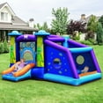 thumbnail image 4 of Gymax Inflatable Bouncer Alien Bounce HouseKids Jump Slide Ball Pit w/ 480W Blower, 4 of 10