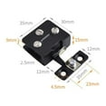 thumbnail image 1 of Bgsha Glass Door Hinge Cupboard Display Cabinet Gate Clamp Furniture Hardware, 1 of 9