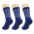 thumbnail image 4 of 3 Pairs Sport Socks Anti Slip W/Grip Soccer Boy Football Basketball Sock Premium, 4 of 17