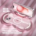 thumbnail image 4 of Funda magnética compatible con iPhone 15, compatible con protectores, 4 of 8