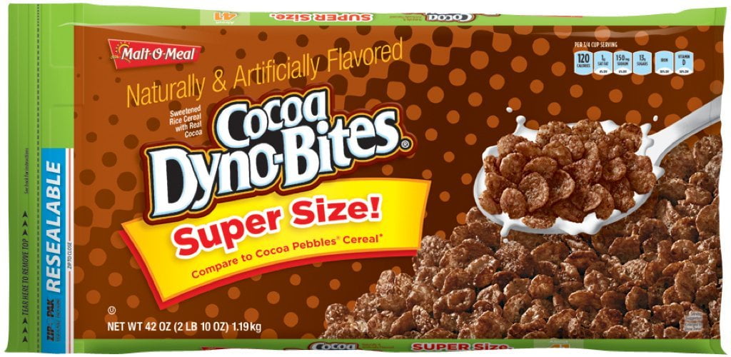MaltOMeal Cocoa Dyno Bites Cereal, 40 OZ (Pack of 6)