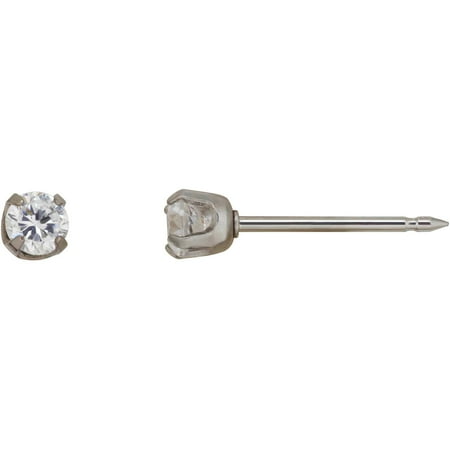 Blomdahl Ear Piercing - Home Ear Piercing Kit with Stainless Steel 3mm CZ Earring