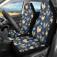 thumbnail image 2 of ZIATUBLE Rooster Butterfly Car Seat Covers Full Set of 2 Anti-Scratch High Bucket Seat Protector Universal Fit Cars Sedan SUV Automotive Interior Accessories Stretch Vehicle Bucket Seat Cover, 2 of 7