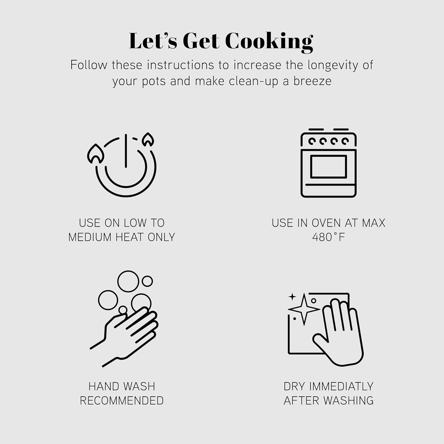 Country Kitchen 13-Pc Pots and Pans Set with Removable Handles Nonstick Cookware Set, Cream