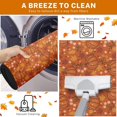 thumbnail image 5 of Pumpkin Kitchen Rugs and Mats Non Skid Washable Set of 3, Halloween Country Orange Fall Runner Rug, Autumn Thanksgiving Kitchen Floor Mat Under Sink Mat Throw Rug for Doormat, 5 of 6