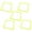Green, variant on M Buder 5 Pcs Agility Training Rings Multifunctional Quadrilateral Physical Speed Training Rings for Basketball Football Yellow