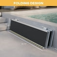 thumbnail image 6 of HOMCOM Wheelchair Ramp 10FT, Folding Aluminum Threshold Ramp with Non-Slip Surface, Transition Plates, Scooter Ramp for Home, Doorways, Curbs, Steps, 6 of 10