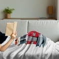 thumbnail image 3 of Truck Soft Flannel Fleece Throw Blanket, Brigade Vehicle Emergency Aid for Public Flame Transportation Themed Lorry Art, Cozy Plush for Indoor and Outdoor Use, 50" x 70", Grey Red, by Ambesonne, 3 of 5