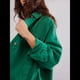 thumbnail image 4 of Chaqueta Vaquera Urbana para Mujer: Chaqueta Vaquera Estilo Boyfriend, Holgada, de Larga y con Botones Al Frente. Verde M, 4 of 8