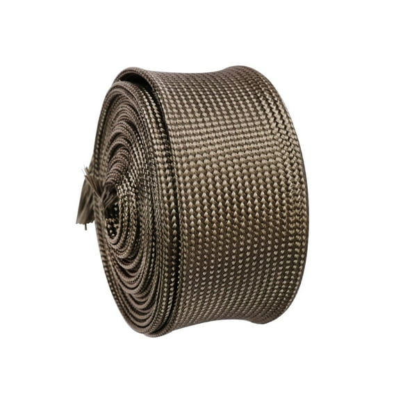 Sonoreboom Hose Wiring Heat Shield Roll - Fireproof, Radiation Resistance Spark Plug Wire Heat Shield Sleeve Protecing (1-3/16'' - 6ft)