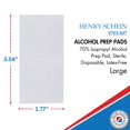thumbnail image 2 of Pads de preparación con alcohol Henry Schein 200 piezas 70% isopropílico, 2 of 7