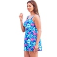 thumbnail image 4 of Swimsuits for All Women's Plus Size Princess Seam Swimdress, 4 of 6